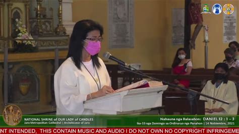 OnlineMass LIVE @ Jaro Metropolitan Cathedral, Jaro, Iloilo City .